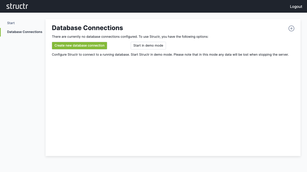 Configure a database connection
