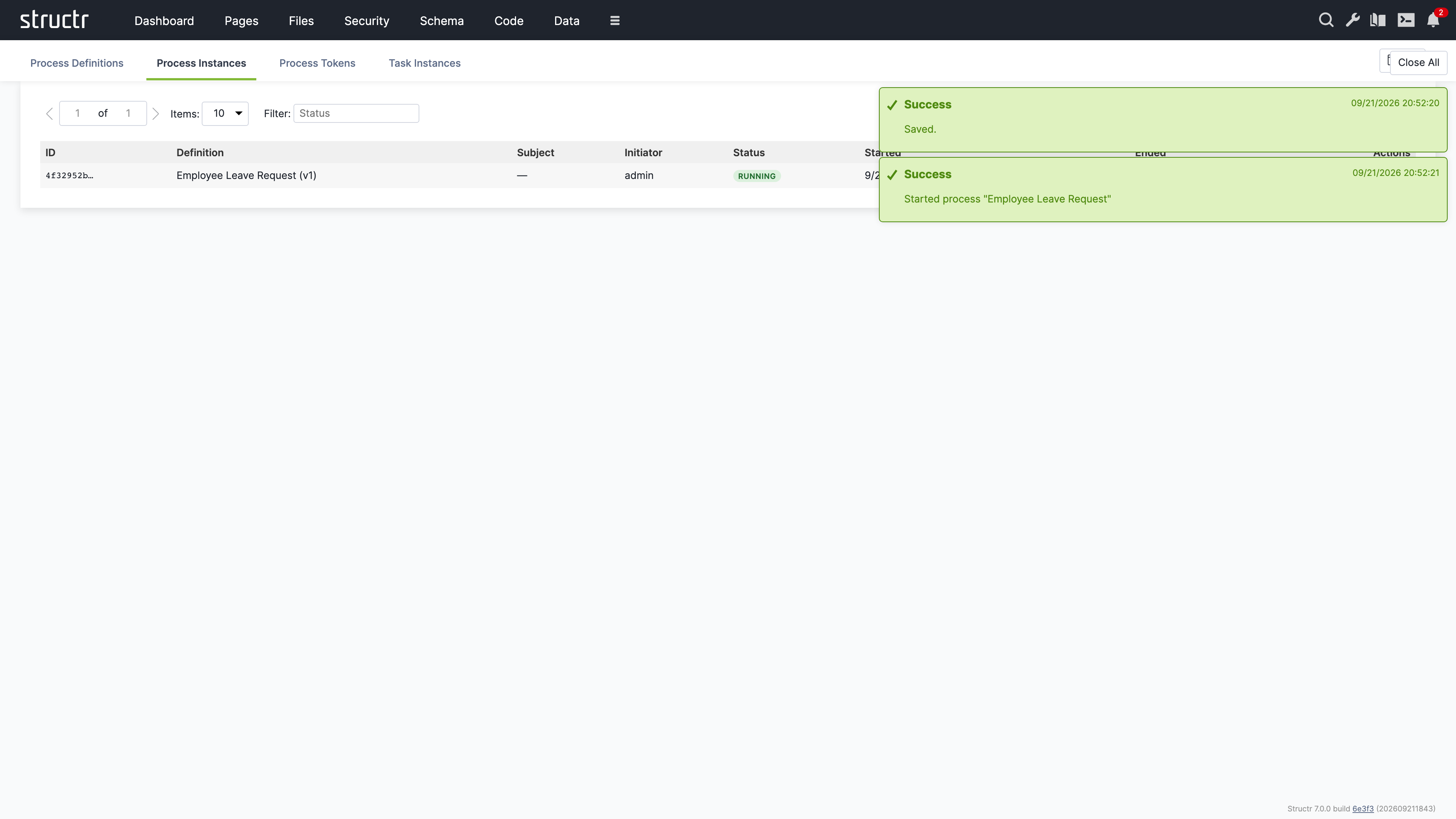 Process Instances